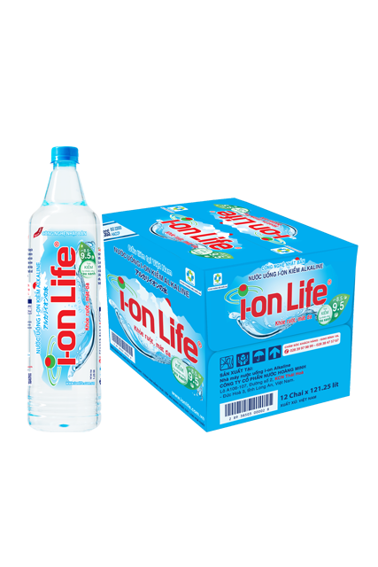 nước ion life thùng 12 chai 1.25L