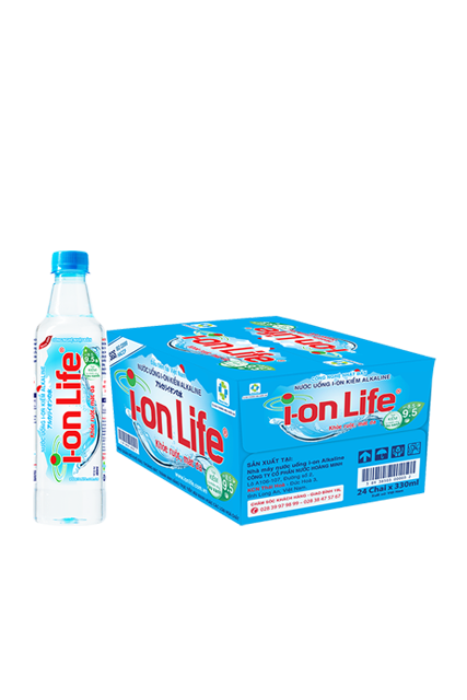 nước ion life thùng 450ml 24 chai